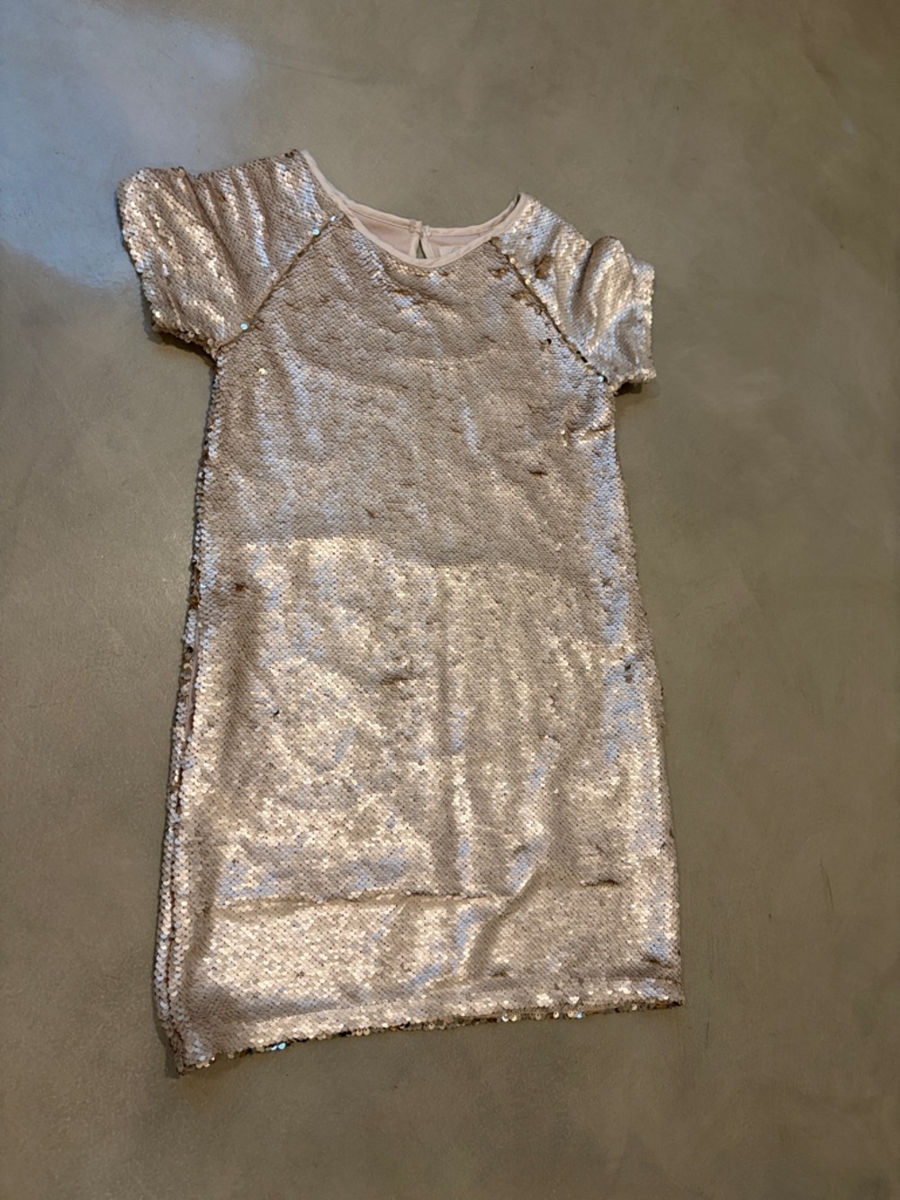 Peek Gold Sequin Party Dress